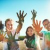 Getting our hands dirty and having a great time