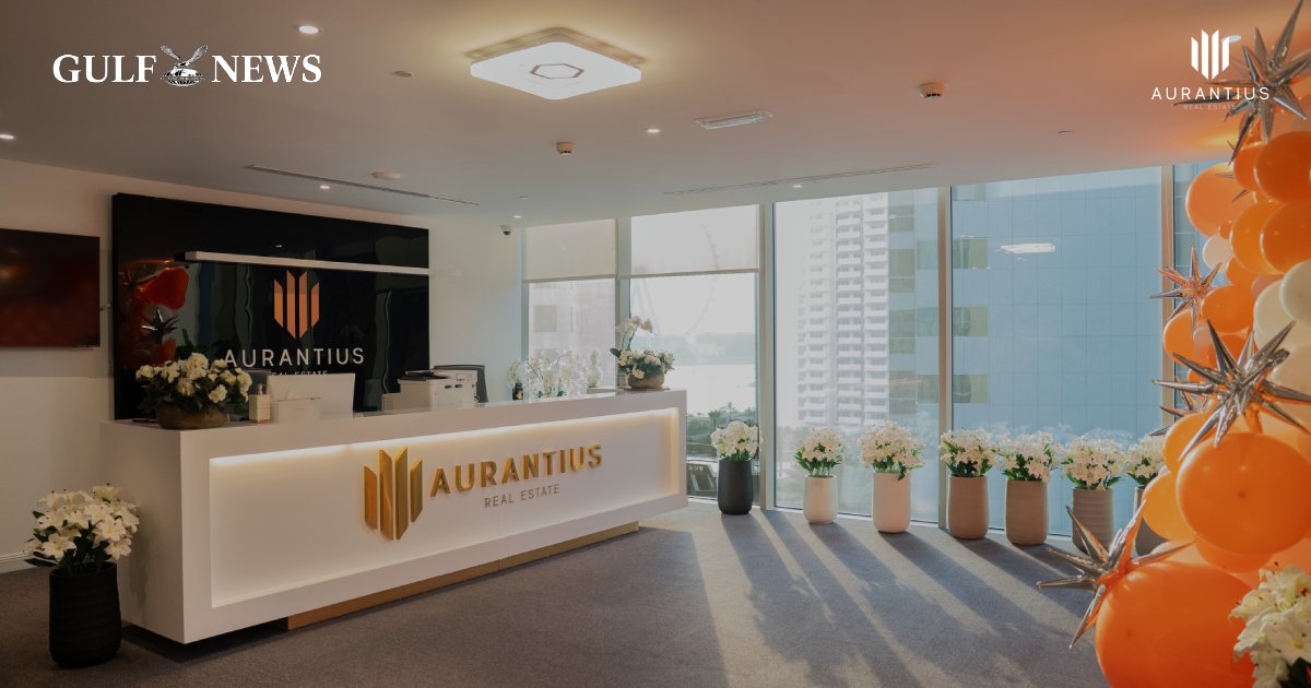 Feature by Gulf News: Aurantius Real Estate Expands with New JBR Al Fattan Office