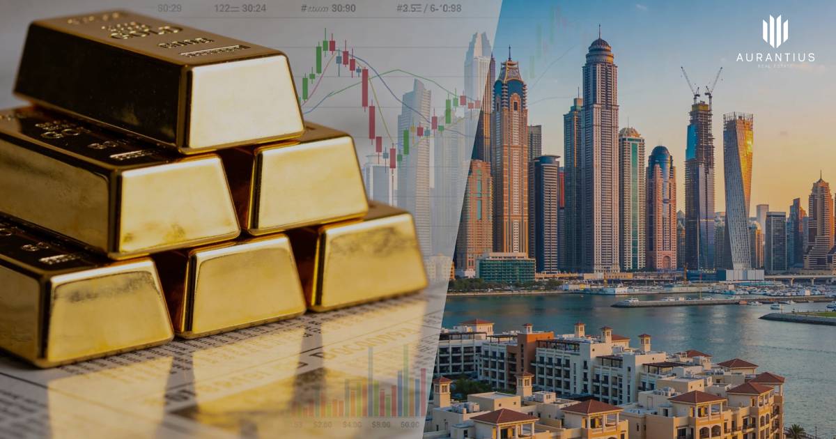 Gold vs Property April