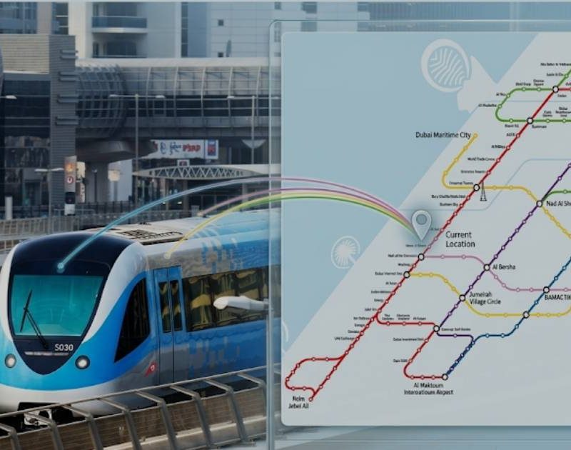 Dubai Metro Blue Line Property Prices