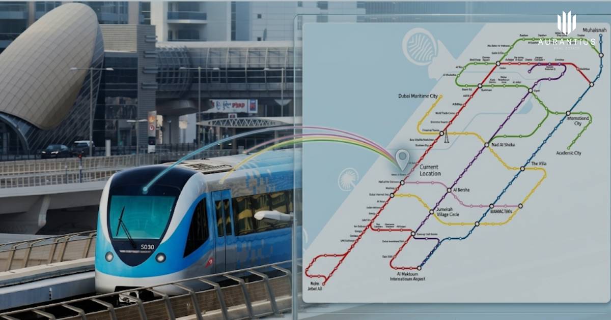 Dubai Metro Blue Line Property Prices