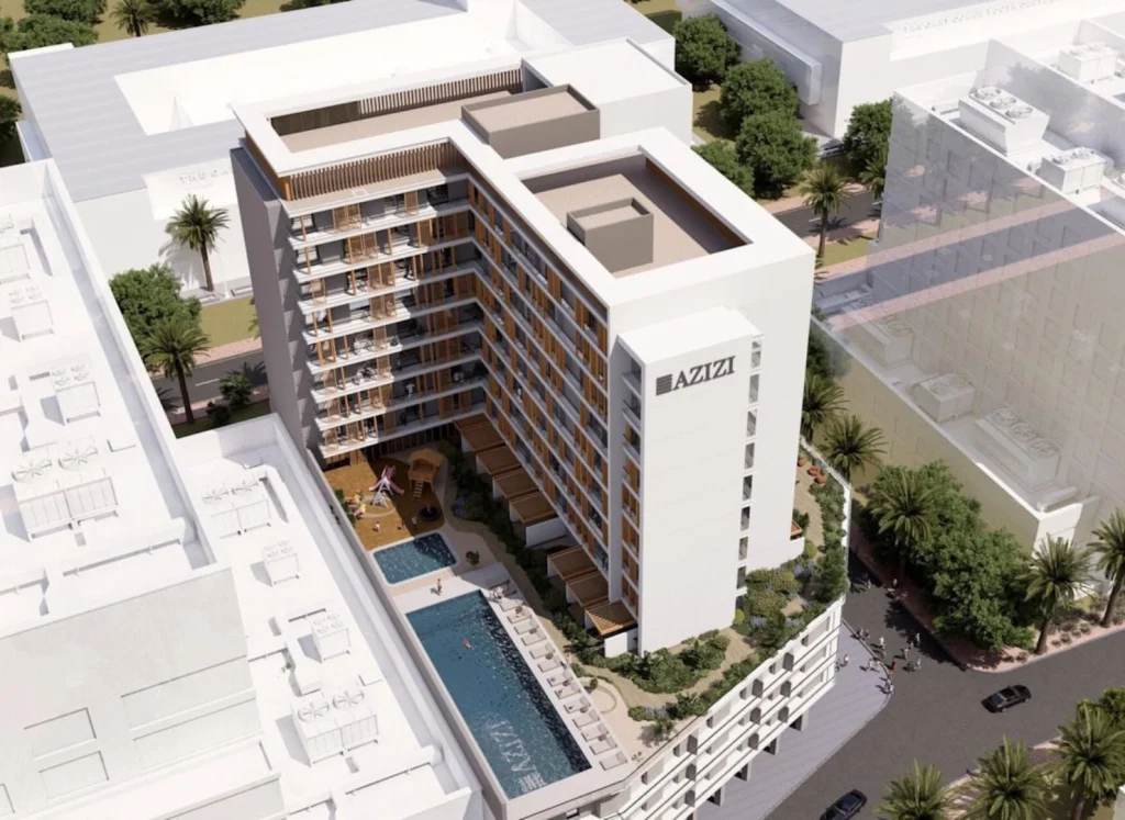 Azizi Lina Downtown Jebel Ali location view