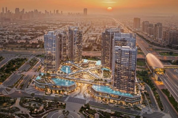 RAW District aerial view by Imtiaz Developments